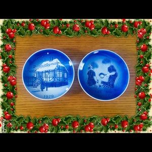 Mors Dag Denmark Copenhagen Blue Collectable Plate